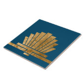 Art Deco Ventilator geometrische vorm - Achtergron Tegeltje (Zijkant)