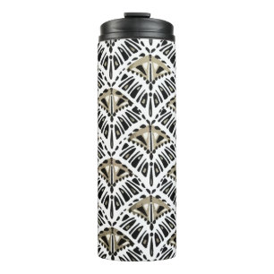 Art Deco ventilator ontwerp thermische tumbler Thermosbeker