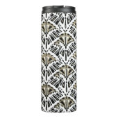 Art Deco ventilator ontwerp thermische tumbler Thermosbeker (Achterkant)