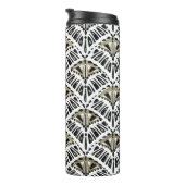 Art Deco ventilator ontwerp thermische tumbler Thermosbeker (Geroteerd rechts)