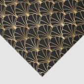 Art Deco ventilator ovale geometrische patroonontw Tissuepapier (Detail)