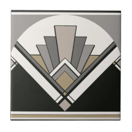 Art Deco-ventilatorkamer of keukenband Tegeltje