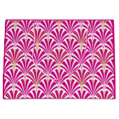 Art Deco-ventilatorpatroon - fuchsia roze Large Cadeautasje (Voorkant)