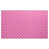 Art Deco-ventilatorpatroon - fuchsia roze Stof (Yard (91,4 cm))