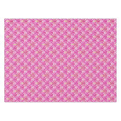 Art Deco-ventilatorpatroon - fuchsia roze Tafelkleed (Voorkant (Horizontaal))