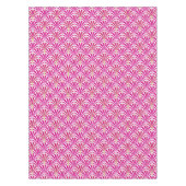 Art Deco-ventilatorpatroon - fuchsia roze Tafelkleed (Voorkant)