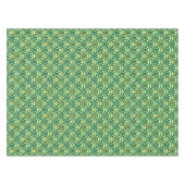 Art Deco-ventilatorpatroon - groen voor denen en n Tafelkleed (Voorkant (Horizontaal))