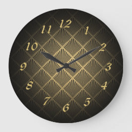 Art Deco ventilatorpatroon Grote Klok