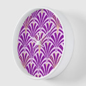 Art Deco-ventilatorpatroon - paars en orchidee (Hoek)