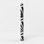 Art Deco-ventilatorpatroon - zwart-wit Case-Mate iPhone Case (Achterkant/rechts)