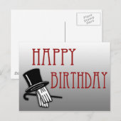 Art Deco Verjaardag Briefkaart (Voorkant / Achterkant)