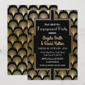 Art Deco Verloving Gatsby 1920 Kaart (Voorkant / Achterkant)