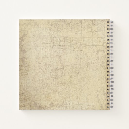 Art Deco Verzonken Vrouw Kunstwerk Notitieboek (Achterkant)