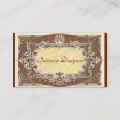 , Art Deco, Victoriaans, Visitekaartje (Voorkant)