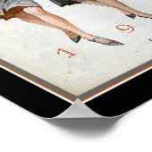 Art Deco Vie Parisenne 1929 Nieuwjaar Poster (Hoek)