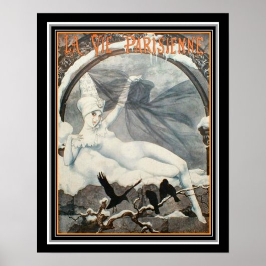 Art Deco Vie Parisienne Winter 1926 16 x 20 Poster (Voorkant)