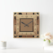 Art Deco Vierkante Klok (Huis)