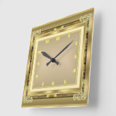 Art Deco Vierkante Klok (Hoek)