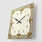 Art Deco Vierkante Klok (Hoek)