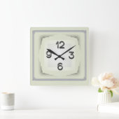 Art Deco Vierkante Klok (Huis)