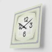Art Deco Vierkante Klok (Hoek)
