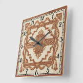 Art Deco Vierkante Klok (Hoek)
