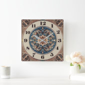 Art Deco Vierkante Klok (Huis)