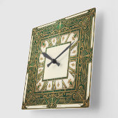 Art Deco Vierkante Klok (Hoek)