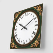 Art Deco Vierkante Klok (Hoek)