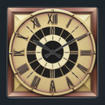 Art Deco Vierkante Klok<br><div class="desc">Geweldig klokontwerp. Je zult het leuk vinden als anderen. U kunt dit ontwerp vrij gebruiken voor andere producten die u wilt of om jouw tekst aan te passen en toe te voegen. Volg me voor meer. Met vriendelijke groet. Een leuke dag.</div>