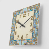 Art Deco Vierkante Klok (Hoek)