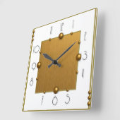 Art Deco Vierkante Klok (Hoek)