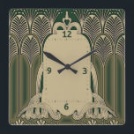 Art Deco Vierkante Klok<br><div class="desc">Geweldig klokontwerp. Je zult het leuk vinden als anderen. U kunt dit ontwerp vrij gebruiken voor andere producten die u wilt of om jouw tekst aan te passen en toe te voegen. Volg me voor meer. Met vriendelijke groet. Een leuke dag.</div>
