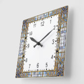 Art Deco Vierkante Klok (Hoek)