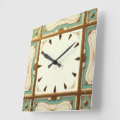 Art Deco Vierkante Klok (Hoek)