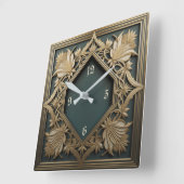 Art Deco Vierkante Klok (Hoek)