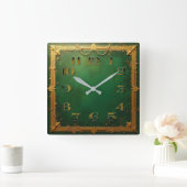 Art Deco Vierkante Klok (Huis)