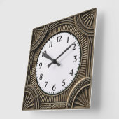 Art Deco Vierkante Klok (Hoek)