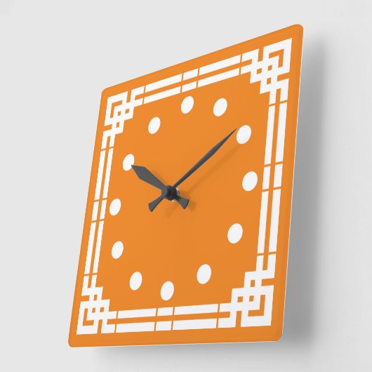 Art Deco Vierkante Klok (Hoek)