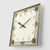 Art Deco Vierkante Klok (Hoek)