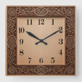 Art Deco Vierkante Klok (Voorkant)