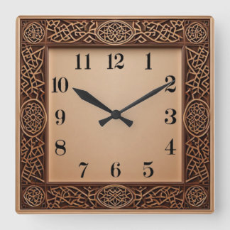 Art Deco Vierkante Klok