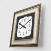 Art Deco Vierkante Klok (Hoek)