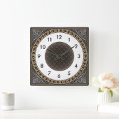 Art Deco Vierkante Klok (Huis)