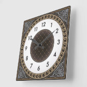 Art Deco Vierkante Klok (Hoek)