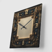Art Deco Vierkante Klok (Hoek)