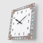 Art Deco Vierkante Klok (Hoek)