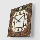 Art Deco Vierkante Klok (Hoek)