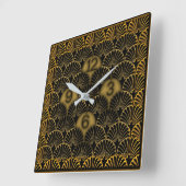 Art Deco Vierkante Klok (Hoek)