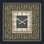 Art deco vierkante klok<br><div class="desc">Geweldig klokontwerp. Je zult het leuk vinden als anderen. U kunt dit ontwerp vrij gebruiken voor andere producten die u wilt of om jouw tekst aan te passen en toe te voegen. Volg me voor meer. Met vriendelijke groet. Een leuke dag.</div>